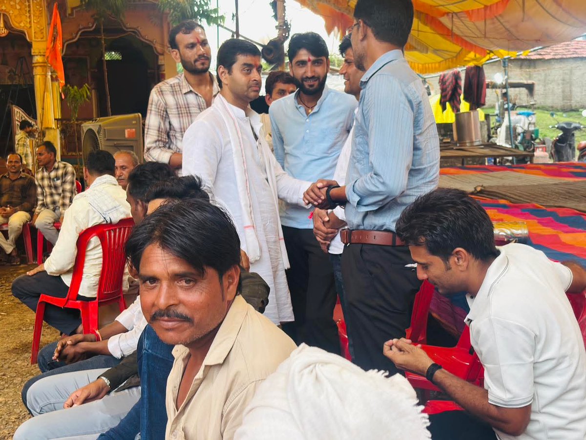 Devendra meena (@devendra01iyc) on Twitter photo चाचोडा विधानसभा के ग्राम गादेर मे श्री पुरशौतम मीना जी क़े यहाँ धार्मिक आयोजन मे शामिल हुआ
<a href="/digvijaya_28/">Digvijaya Singh</a> <a href="/JVSinghINC/">Jaivardhan Singh</a> <a href="/jitupatwari/">Jitendra (Jitu) Patwari</a> <a href="/RahulGandhi/">Rahul Gandhi</a> <a href="/Barmer_Harish/">Harish Chaudhary</a> <a href="/INCIndia/">Congress</a> <a href="/INCMP/">MP Congress</a> <a href="/UmangSinghar/">Umang Singhar</a> चाचोडा विधानसभा के ग्राम गादेर मे श्री पुरशौतम मीना जी क़े यहाँ धार्मिक आयोजन मे शामिल हुआ
<a href="/digvijaya_28/">Digvijaya Singh</a> <a href="/JVSinghINC/">Jaivardhan Singh</a> <a href="/jitupatwari/">Jitendra (Jitu) Patwari</a> <a href="/RahulGandhi/">Rahul Gandhi</a> <a href="/Barmer_Harish/">Harish Chaudhary</a> <a href="/INCIndia/">Congress</a> <a href="/INCMP/">MP Congress</a> <a href="/UmangSinghar/">Umang Singhar</a>