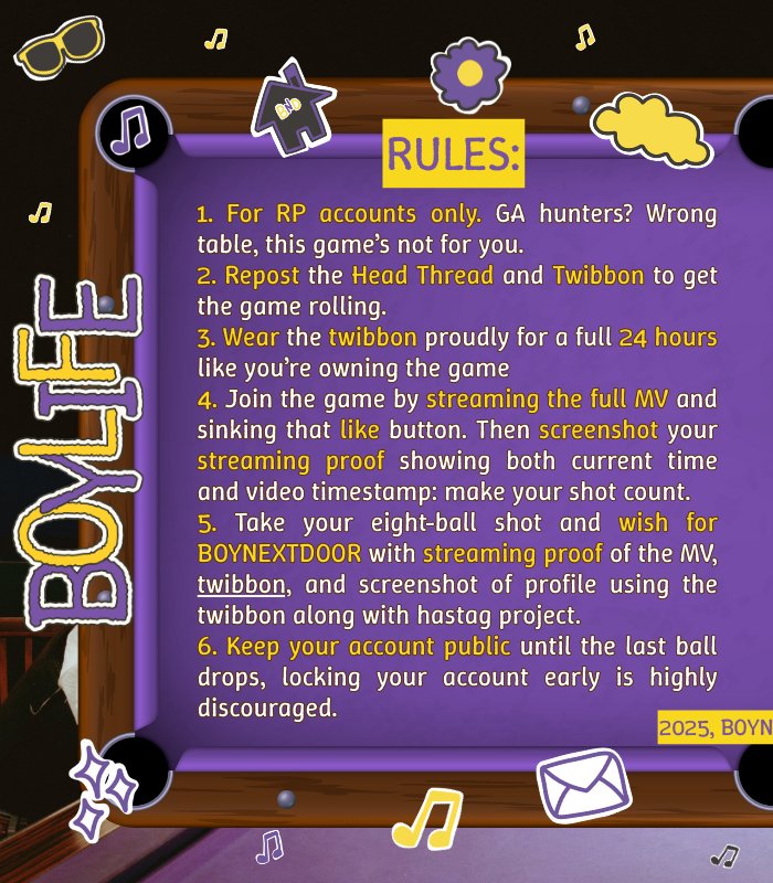 BOYNEXTHOME's tweet image. ㅤ⠀
We’re hosting a 𝗴𝗶𝘃𝗲𝗮𝘄𝗮𝘆 🎟️⌚ to show our appreciation to those who have been around. Got any wishes? Now’s the time to share them, our gifts are already wrapped and waiting. The rules are provided below, feel free to check them out and find what you want!
⠀