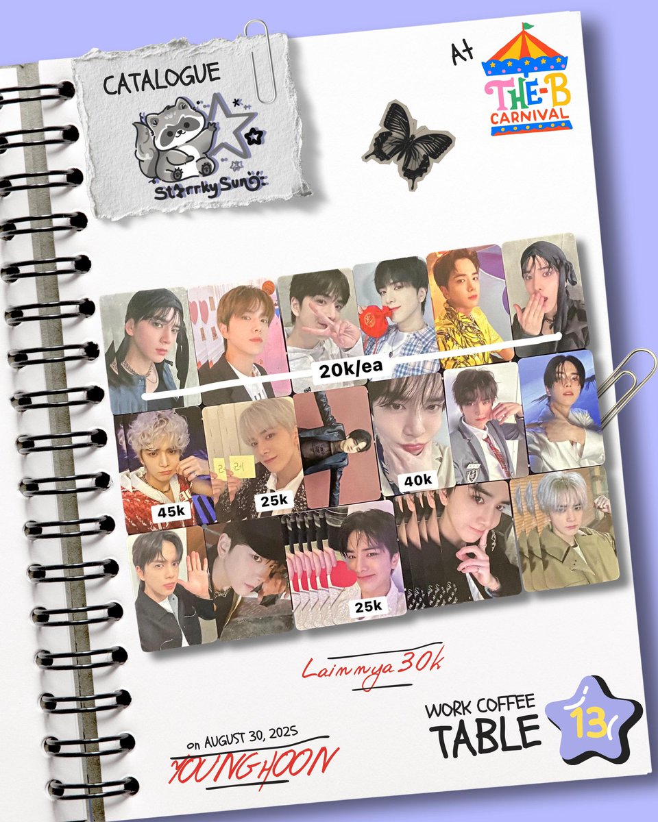 WTS PHOTOCARD THE BOYZ 📌 tweet media