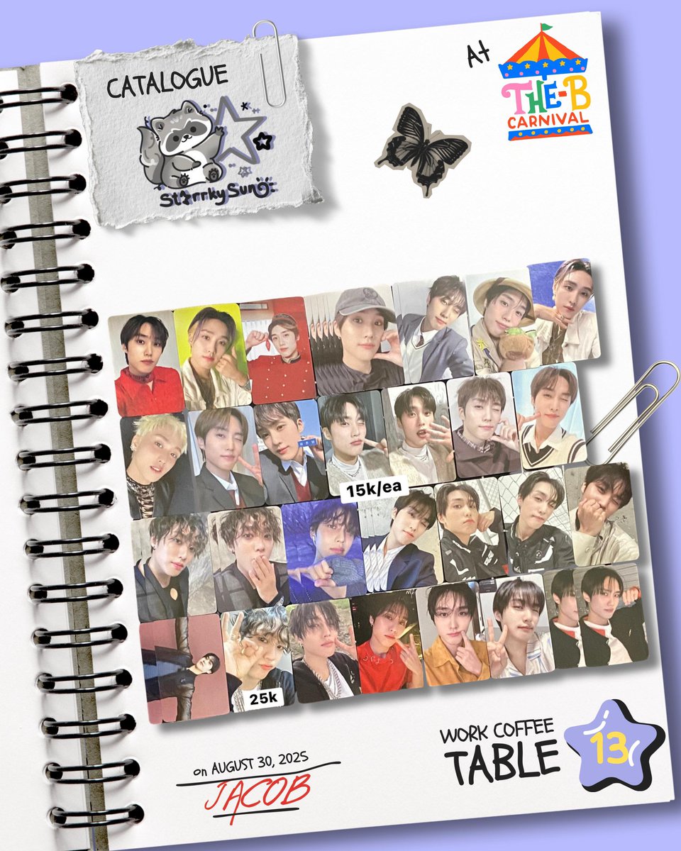 WTS PHOTOCARD THE BOYZ 📌 tweet media
