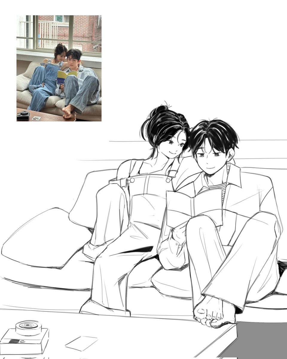 steamedbun__'s tweet photo. (day 1/100) studying anatomy with our unwritten seoul~~~

#ourunwrittenseoul #digitalillutration #ibisPaintX https://t.co/e1rdEreA5z