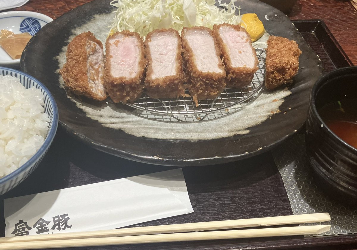 トンカツ美味すぎた