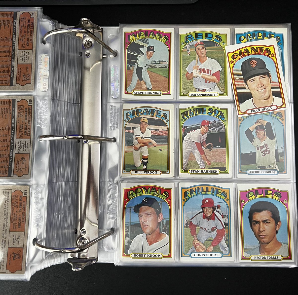dereksemmler's tweet image. Fran Healy officially closes out the 1972 @Topps set build! This one took some time but has been a blast to put together. #thehobby #setbuilder #baseballcards
