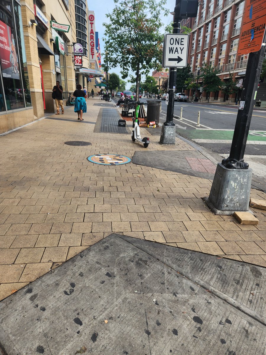 It's wild to see no vendors out in the morning in front of the Target in Columbia Heights DC