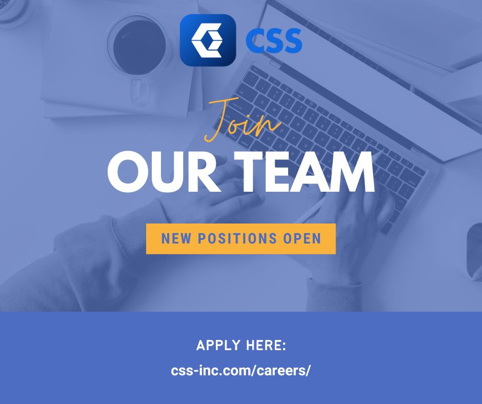 Looking for a change? We may have a position for you! We’re hiring a variety of positions in several locations across the country, and even in Europe! View all open positions and apply here: cssinc.isolvedhire.com/jobs/
#NowHiring #NewCareer #ApplyHere