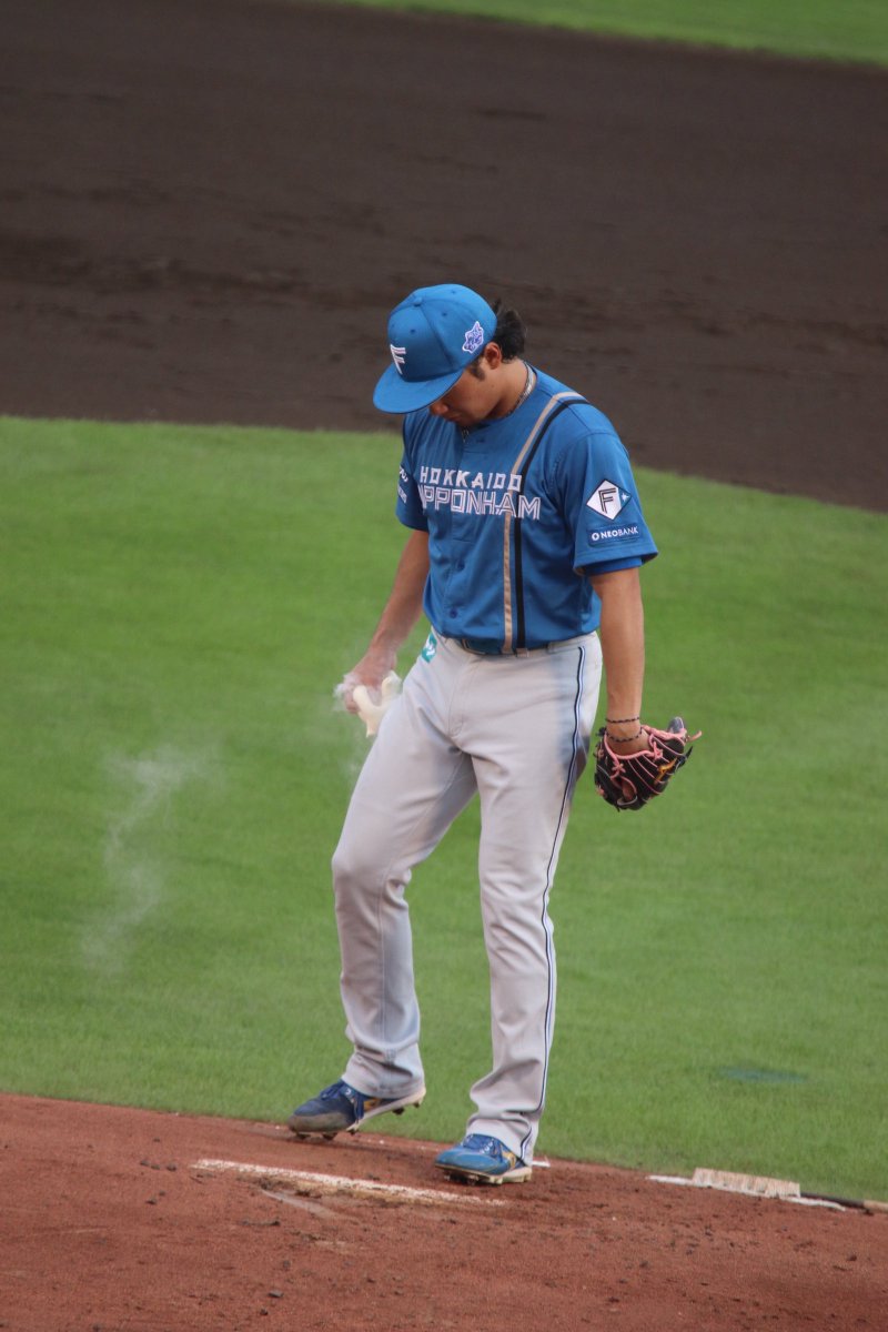 Aladdin_wrk's tweet photo. 本日もしっかりエースでした
#lovefighters
#伊藤大海︀
#伊藤大海 https://t.co/lhiJ8fGaMb
