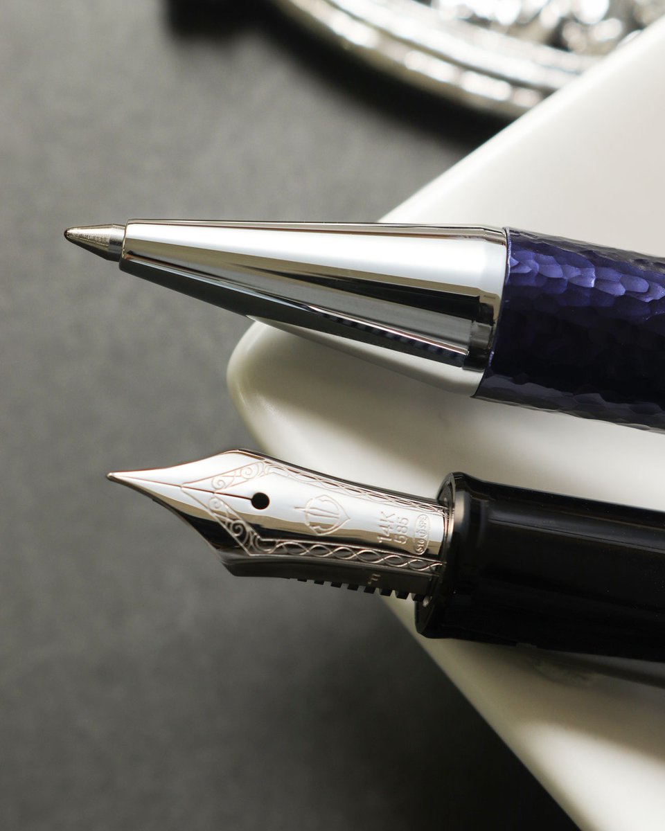 Ever get in awe from seeing a blue pen? 
our Japan Blue Collection is made from natural indigo dye, the traditional Japanese blue color, which has a purplish blue tone. Paired with the hammering technique, makes the pen pleasing &amp; sturdy to use!

Shop here
l8r.it/gHGq