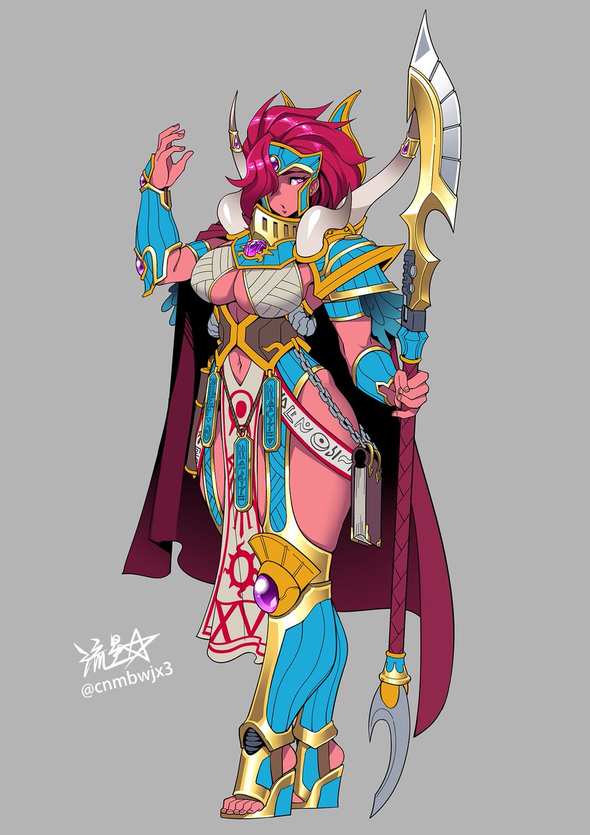 WH40kbestof's tweet image. Rule63 Magnus by @cnmbwjx3