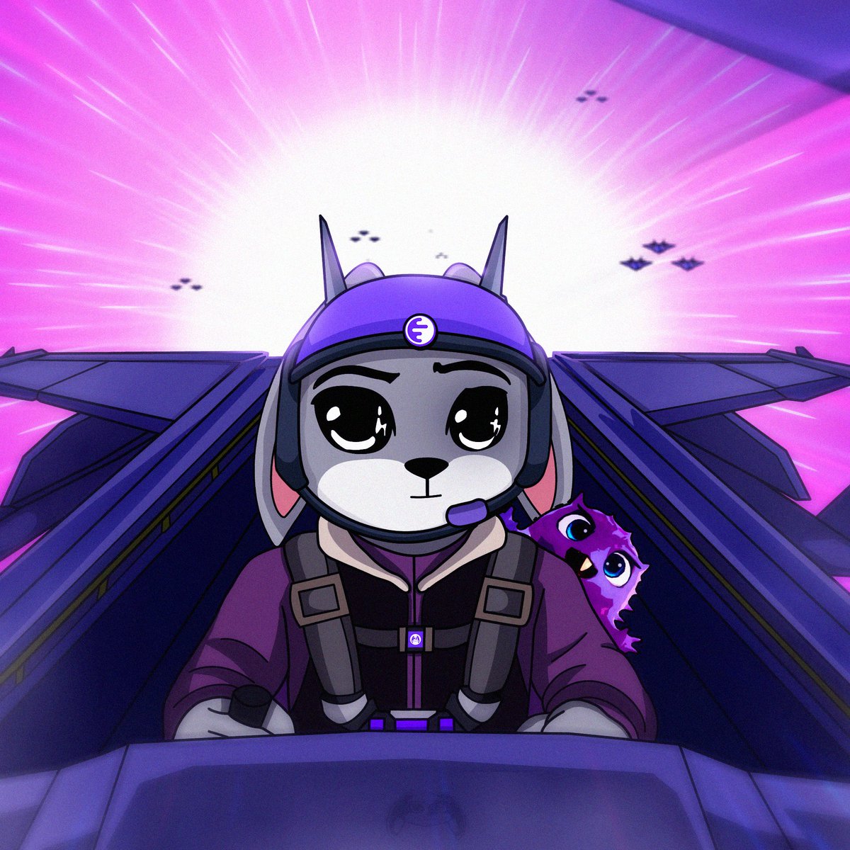 Pilot seat secured. 🐰

Leading the Inkverse skies <a href="/ANITAONINKCTO/">ANITA</a> is ready for takeoff! 💜