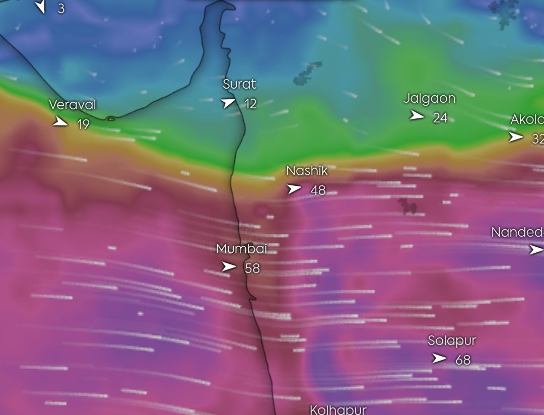 rushikesh_agre_'s tweet photo. Vigorous spell of #MumbaiRains.. ⛈️
Vortex moving closer to MUMBAI  🔴
_____________________________________

From now onwards, the shear zone present over Konkan coast will move northward which will gradually increase rains over Mumbai, Thane & Palghar by next 8-10 hours.

Rain intensity will be consistently high for next 3 days. Lot of rains will be there in Thane & interior MMR as well, which areas missed rains. One of the rainiest spells Mumbai may have seen, due to vortex high chances to become the wettest week of 2025 🔴

Waterlogging, Travel disruption chances are high. Will continue to assist with weather updates.. Take care all.

Inform this with Mumbaikars, stay aware on 18-20 August timeline, especially people residing in low lying areas ⚠️