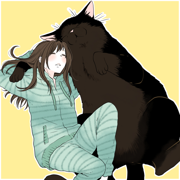 「#黒猫感謝の日 #デキ猫」|山田ヒツジ🐑デキる猫は今日も憂鬱のイラスト