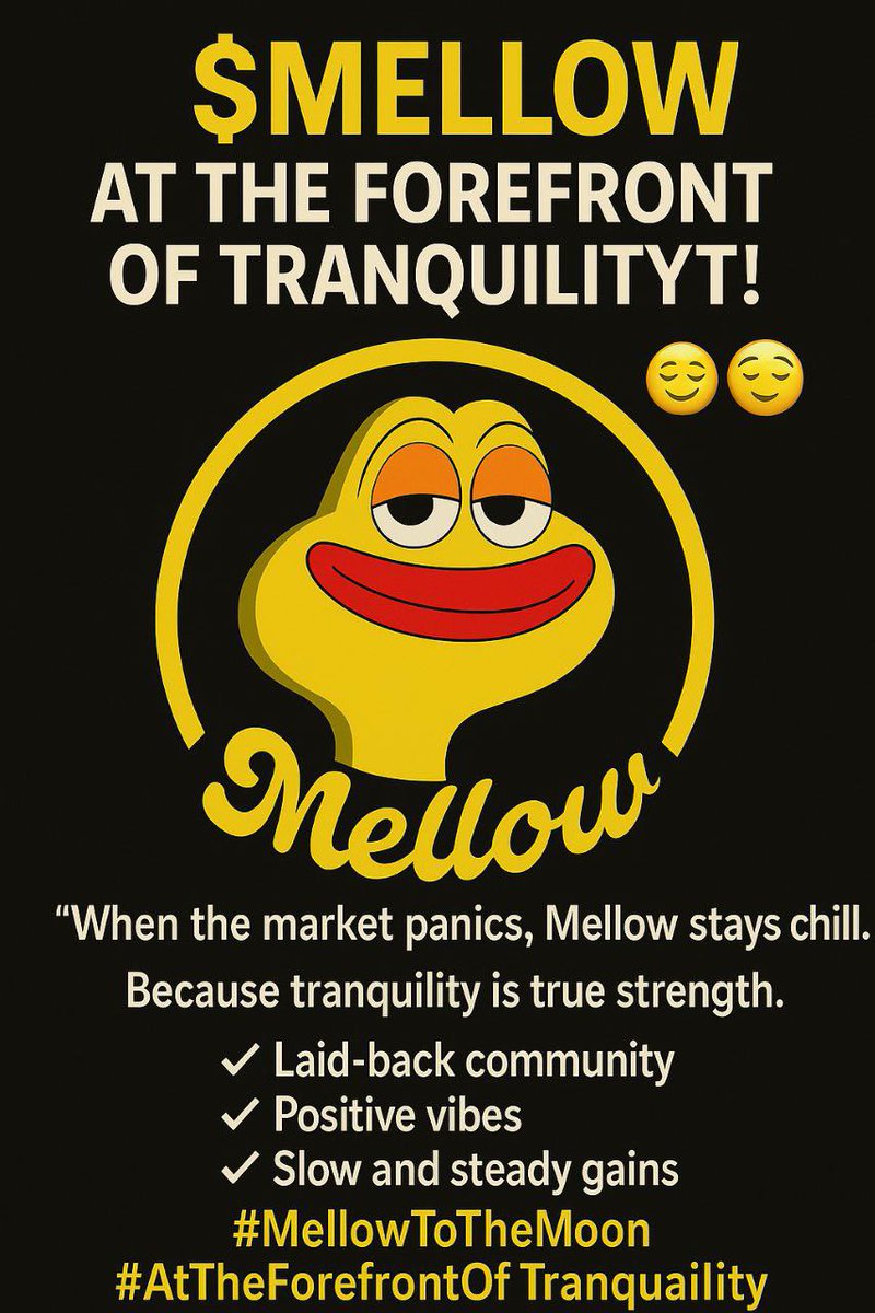 <a href="/coingecko/">CoinGecko</a> It’s $Mellow today &amp; every day! 

Chill Matt Furie narrative resonates well!

<a href="/mellow0x69/">𝓜𝓪𝓽𝓽 𝓕𝓾𝓻𝓲𝓮's - $Mellow Man</a>