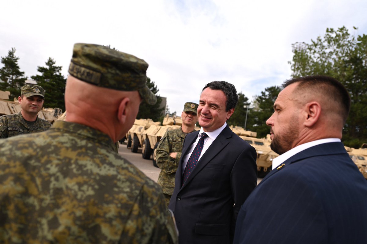 Our military cooperation with the United States continues to advance with strong strides. This week, we received the transfer of 50 Armored Security Vehicles (ASVs) from the United States, which will be operationalized by the Kosova Security Force. The security of Kosova is