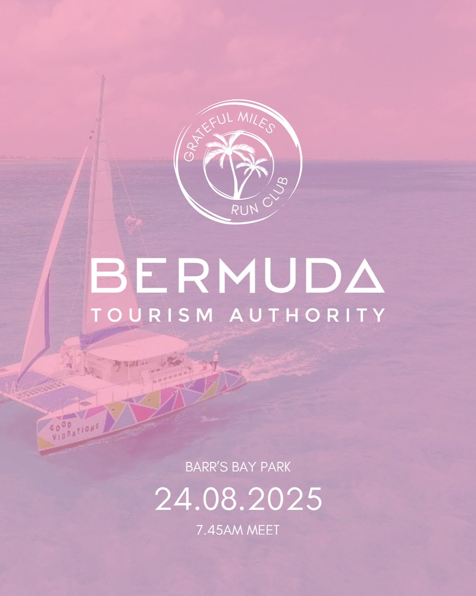 Run + Cruise in Bermuda
📅 24 Aug: Scenic run ➡️ 4hr cruise w/ DJ, food, swim.
Locals $70 | Visitors: special BTA rate (code: RunBermuda)

👉 Locals — grab your spot &amp; help us show visitors what it’s like to experience Bermuda like a local
🎟️: bit.ly/45sCwud

#RunBermuda