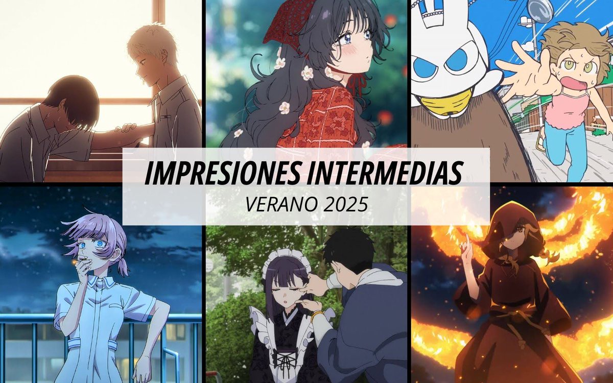 jules_wk's tweet photo. Más de media temporada, ya todos saben que ver y aun así...  Aquí están las Impresiones sobre la temporada #Anime  VERANO 2025!!! 🤩🤩🤩

[Sí,  muuuuuy tardías impresiones] 😎😅

#ImpresionesAnime [VERANO 2025]🔽
https://t.co/D0Gt39re8F https://t.co/1lQHPuB2Va