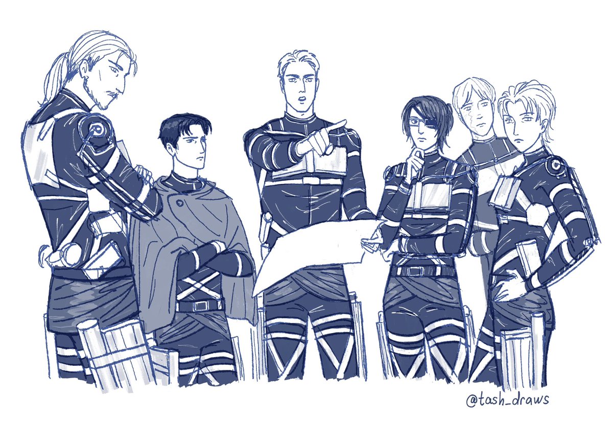 just wanted to draw the vets in the new odm gear
#AttackOnTitan #aot