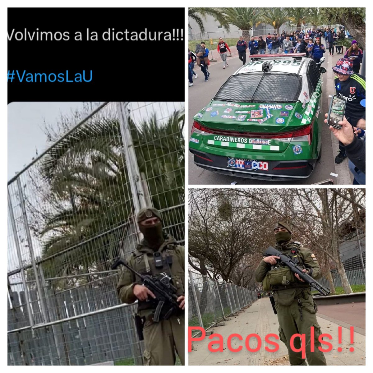 rodri0977's tweet photo. @TioYabi31 Cuando no hay fiesta xq los @Carabdechile #pacosqls tienen 1 neurona funcionando https://t.co/Z3YDiUWaIe
