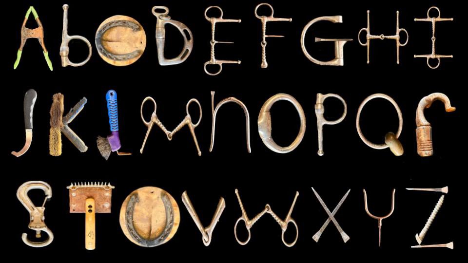 Found Alphabet graphic design project <a href="/theartofed/">The Art of Education University</a> #AOEUstudent