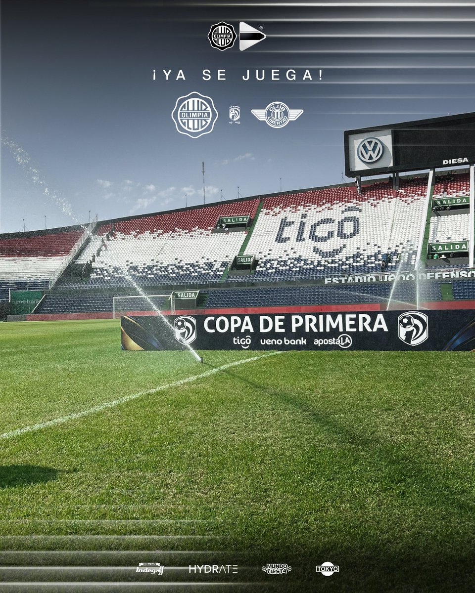 ⚽️ En marcha el encuentro ante Libertad por la octava fecha del Torneo Clausura 2025.

¡Vamos, Decano! ⚔️

#SoyDelOlimpia ⚪️⚫️⚪️
