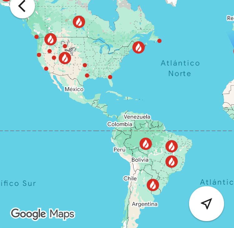 Si os preocupa que el mundo esté en llamas, no busquéis en Google “incendios forestales”.