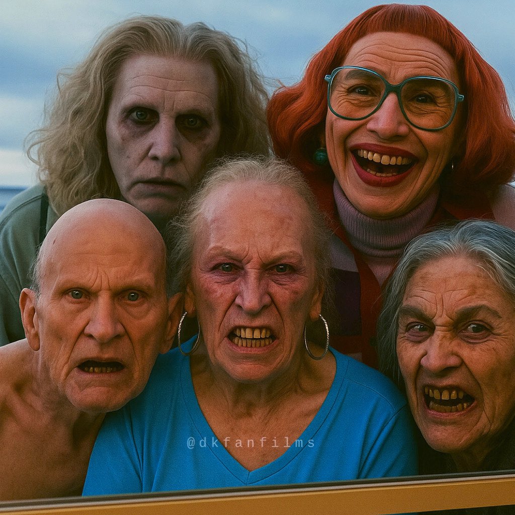 Family reunion from hell!!

•Longlegs #Longlegs (2024)
•Aunt Gladys #Weapons (2025)
•Elisabeth Sparkle #TheSubstance (2024)
•Alberta Jackson #TheDeliverance (2024)
•Mrs. Ganush #DragMeToHell (2009)

#Movie #Movies #TrendingNow #Film #Cinema #Films #Hollywood #Horror