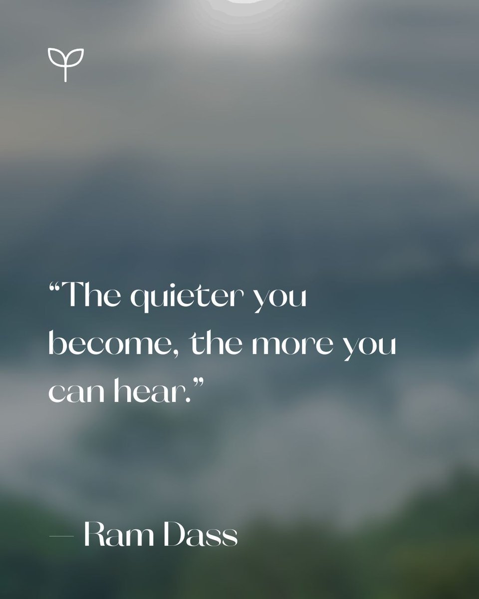 In a noisy world, finding moments of stillness can feel like a superpower. When we quiet the external chatter and the internal monologue, we open ourselves up to deeper insights.

What do you discover when you embrace silence?

#Spiritualhealth #Spirituality #Mindfulness #RamDass