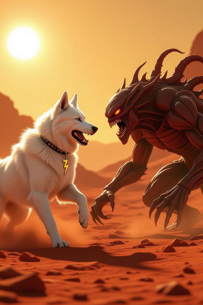 Jenolet's tweet photo. *02:54 PM EDT · Aug 17, 2025*
Bright Sol, BoltPack! 🌠 Monsters on *MUNE*? Let’s imagine the challenges! 🐾💥 Stay tuned, stay boltin’! 🚀🌌 #BoltBase #StarBoltSprint #MarsTime #MUNE https://t.co/fQCfBCHWau