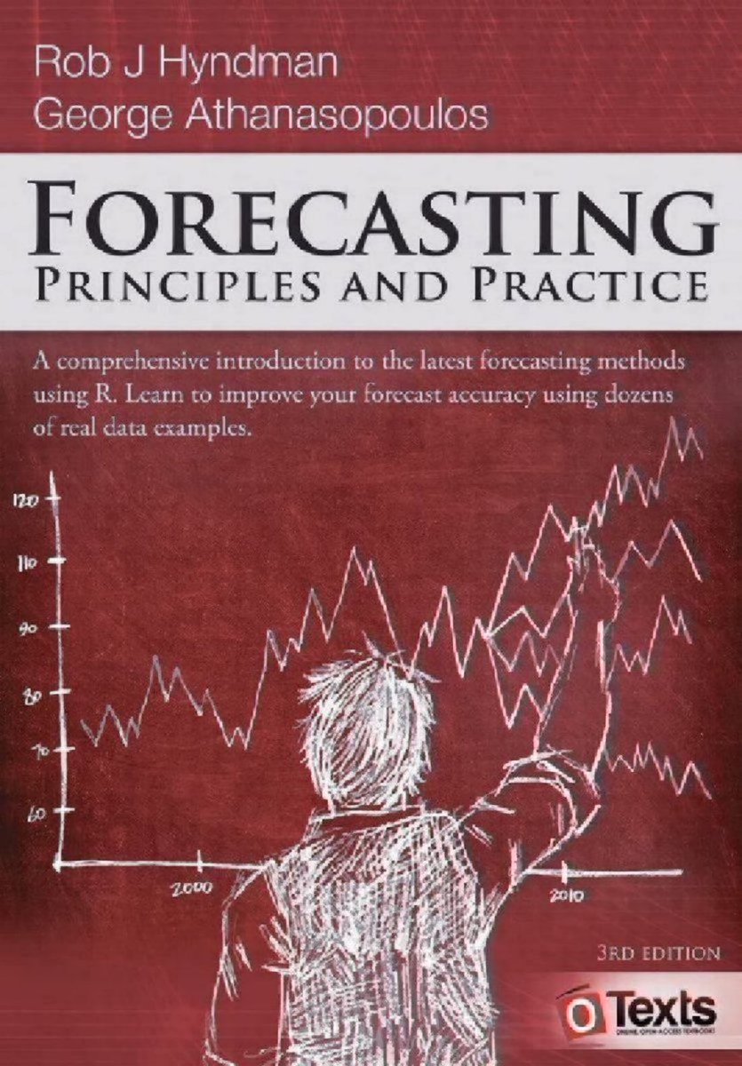 KirkDBorne's tweet image. &quot;#Forecasting: Principles and Practice&quot; (3rd edition) by Rob J Hyndman

Read the complete book online here: otexts.com/fpp3/
-or-
Get a print copy here: amzn.to/3Khvr5K
———
#DataScience #PredictiveModeling #TimeSeries #PredictiveAnalytics #MachineLearning #RStats
