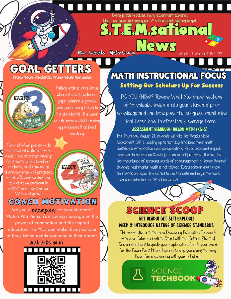 SHELLY STREMY-AUGUSTE (@misseduc8or) on Twitter photo 🚀 weekly tasks completed for my section of our school-wide newsletter to support our amazing teachers. I am grateful for the chance to serve as <a href="/RockIslandElem/">Rock Island Elementary School</a> #MathCoach! #TeacherSupport #HelloYear21 #RockOnCoachAuguste #Math #Science #STEM <a href="/AP_StephBallard/">Stephanie Ballard</a> <a href="/baugh_dr90223/">Dr. Francine Baugh-Stewart</a> 🚀 weekly tasks completed for my section of our school-wide newsletter to support our amazing teachers. I am grateful for the chance to serve as <a href="/RockIslandElem/">Rock Island Elementary School</a> #MathCoach! #TeacherSupport #HelloYear21 #RockOnCoachAuguste #Math #Science #STEM <a href="/AP_StephBallard/">Stephanie Ballard</a> <a href="/baugh_dr90223/">Dr. Francine Baugh-Stewart</a>