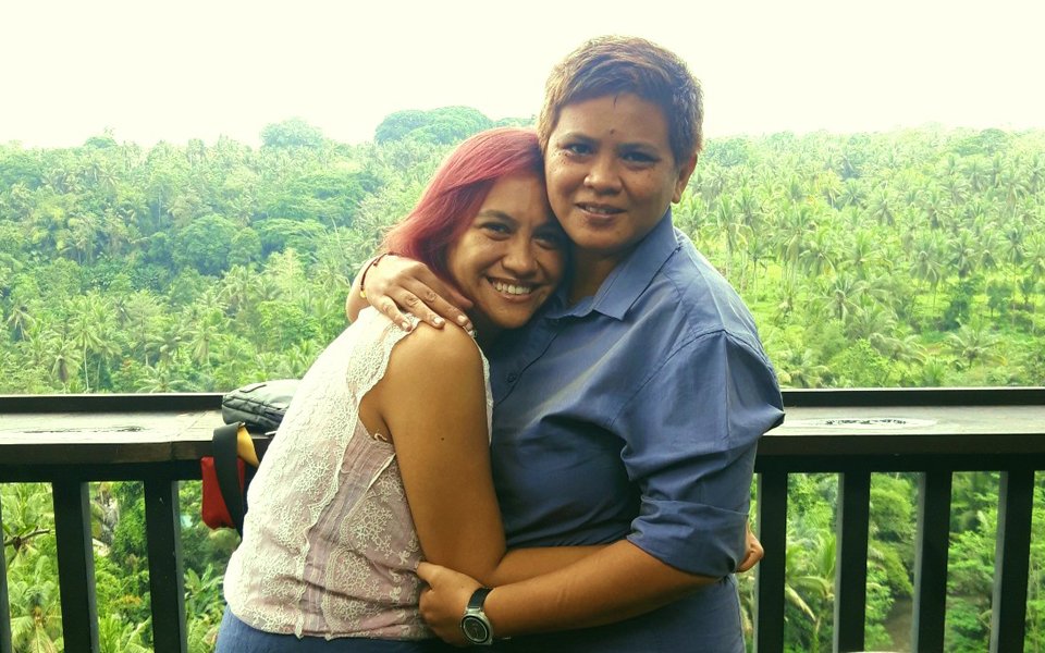 Tara and Mattel, a lesbian couple from Indonesia. They fell in love 18 years ago but decided to separate. But in 2018, they found the courage to follow their hearts and reached out to each other again and have been living together ever since. (2021)