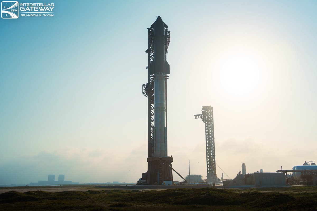 SpaceX is one week away from the next launch window of Starship from Pad-1 in Starbase, Texas

 Drop your predictions for Flight-10 down below ⬇️