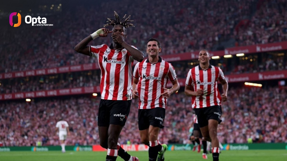1 - Nico Williams is the first Athletic player to score, assist a goal and win a penalty in the same LaLiga game since Aritz Aduriz against Villarreal in May 2015. Ace.