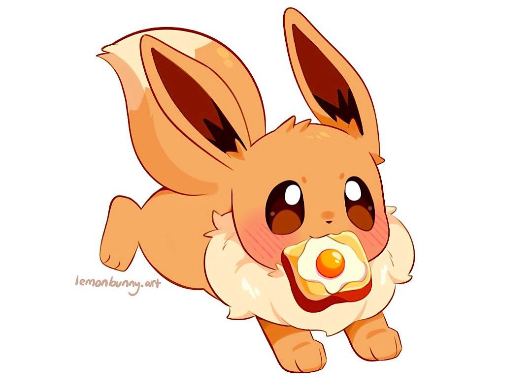 Running late! 
#Eevee