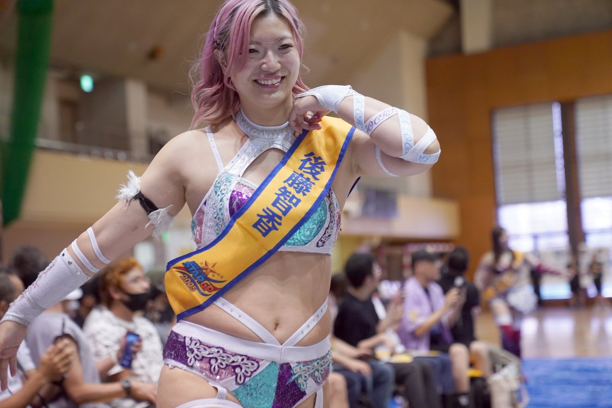 2025年8月17日　渋谷区スポーツセンター
#マリーゴールド #MARIGOLD #pw_mg

入場する #後藤智香  さんです