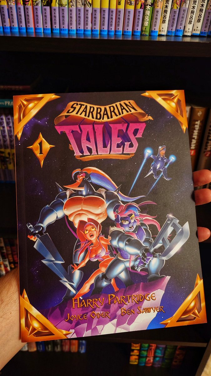 Finally got my copy of Starbarian Tales by <a href="/HappyHarryToons/">Harry Partridge</a> 

It looks freaking awesome.