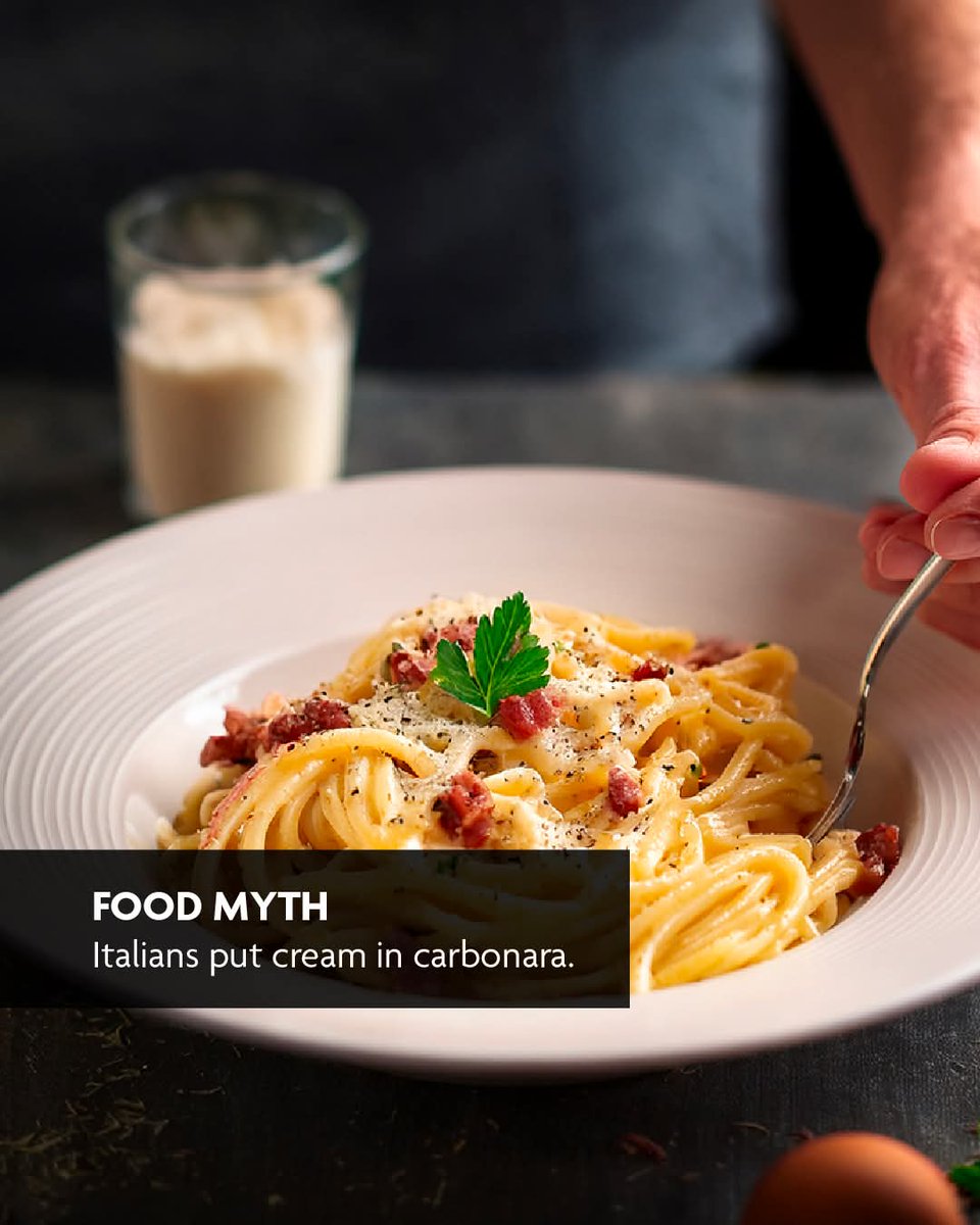 Italians don’t put cream in carbonara. Ever.
Not a drop. Not a splash. Not even “just a little.”
The real deal? Just eggs, pecorino, guanciale, and black pepper, that’s it.
Creamy without the cream. Trust us on this one. 🙃 #Ottawa