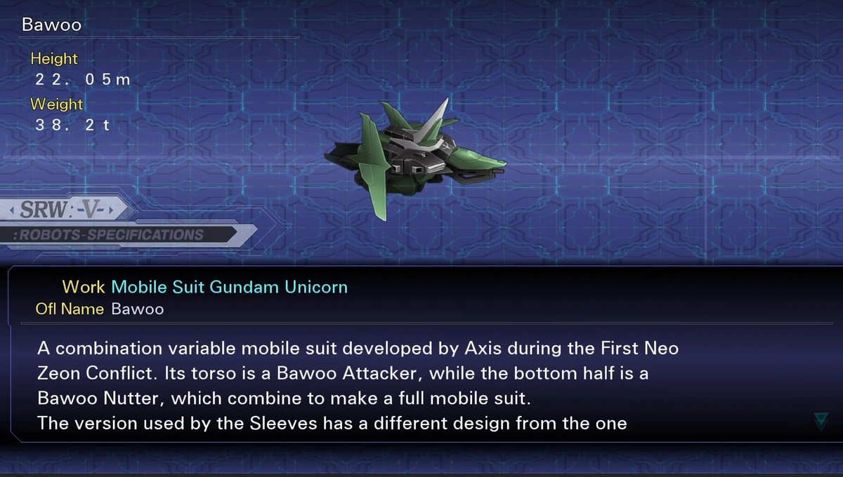 LuckyPle0's tweet photo. The Bawoo is made of two parts, The top part is the Bawoo Attacker and the bottom part is the Bawoo... Nutter (Really, Glemy!?)
The Sleeves version has a tweaked design.
What compelled Glemy or anyone on his design team to call it Nutter?
#Mecha #Mech #Gundam #Bawoo #SRW https://t.co/mdl4ZDdXmr