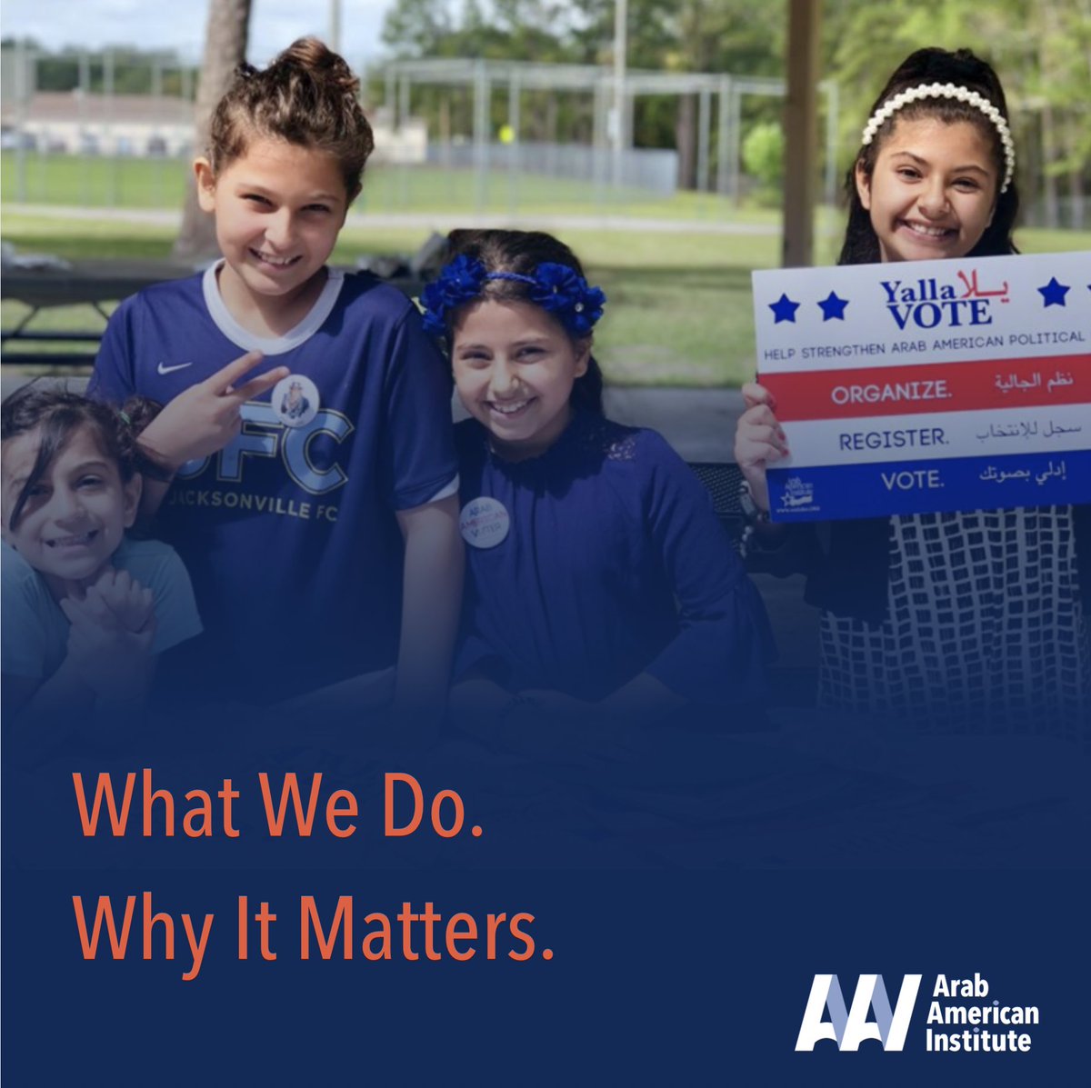 AAIUSA's tweet image. On #NationalNonprofitDay, we are proud to stand with partners working everyday on the local, state, and national level to improve lives. From providing vital direct services to fighting for just policies, nonprofits empower communities.

#NonprofitsGetItDone
#ArabAmericansLead