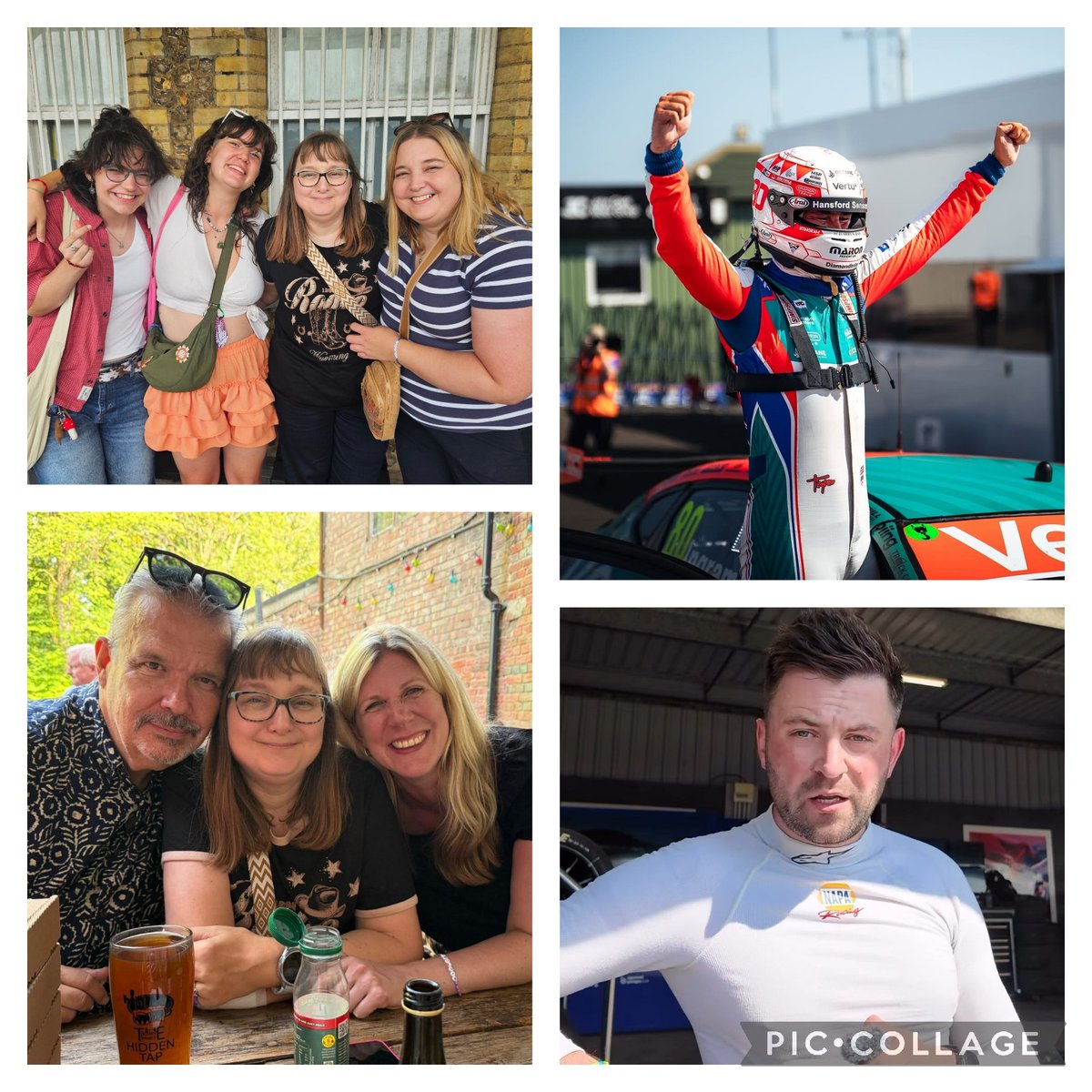 It's been such a good weekend! Lovely family time, touring cars &amp; Sunshine ❤️ Pointsy weekend for Tom, rocket ship start from Dan in race 1, and a good P6 finish in race 3 after a great battle with Tom Chilton. #Family❤️
#Knockhill #BTCC #Tingram #TomIngram #Rowbow #DanRowbottom