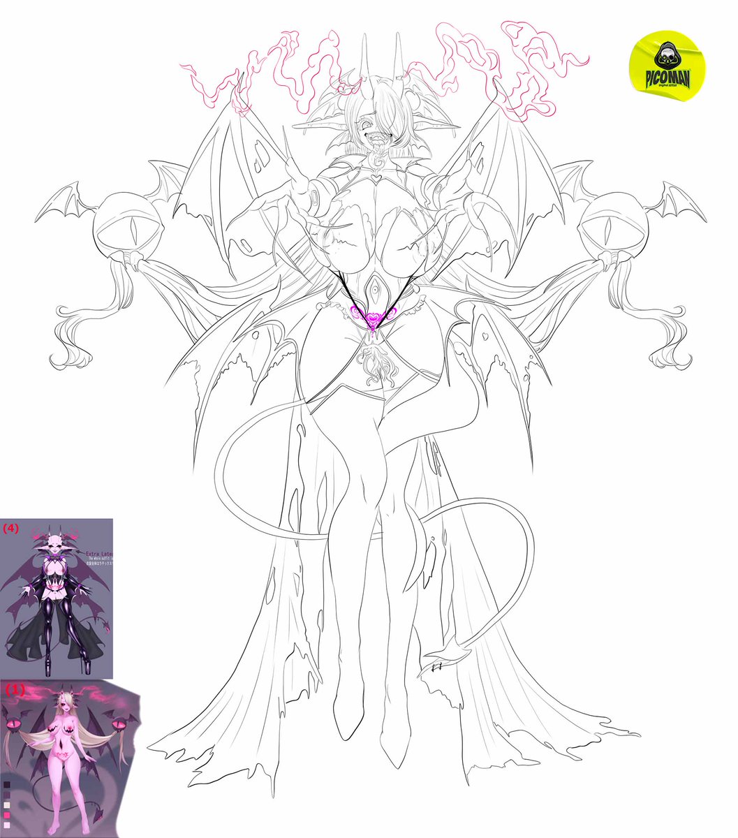 picoman_theone's tweet photo. #DEMON #Commission #digitalart #DigitalArtist #digitaldrawing #DemonSlayer #tentacles #picoman #volcan https://t.co/Zd68pukYJw