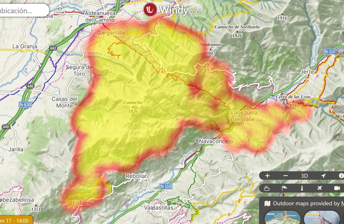 e__VILLANUEVA's tweet image. Extremadura sufre el incendio más grave: el #IFJarilla, que supone una catástrofe para el Valle del Jerte y el castañar de Hervás. Y en el canal autonómico, ahora en directo, toros… 😷
#IncendiosForestales 
#Cáceres