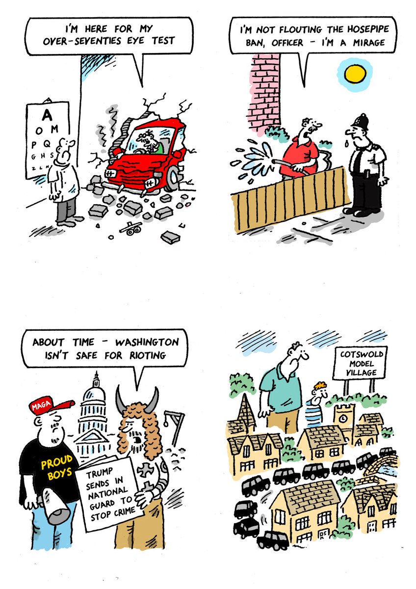 Nick Newman (@ncknwmn) on Twitter photo The week in toons from <a href="/thetimes/">The Times and The Sunday Times</a> #eyetests #hosepipeban #Trump #crime #JDVance #Cotswolds The week in toons from <a href="/thetimes/">The Times and The Sunday Times</a> #eyetests #hosepipeban #Trump #crime #JDVance #Cotswolds