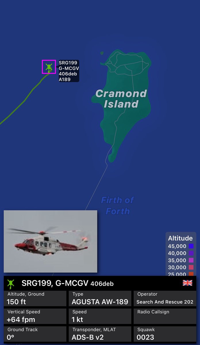 mil_scot's tweet photo. π¬π§#SRG199
G-MCGV
#406deb
#A189
Assisting @rnli in search for missing female
#CramondIsland
#Edinburgh https://t.co/UJvUwpfab8