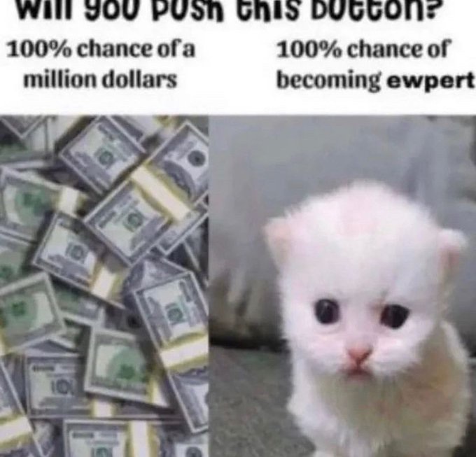 I’m pushing that button