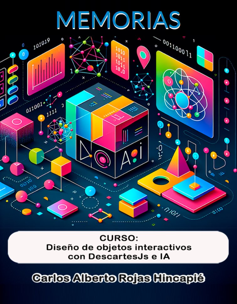jasalgueiro's tweet image. Memorias del curso &quot;Diseño de objetos interactivos con #DescartesJS e #IA&quot;.
Obra formativa y práctica que reúne los contenidos,  actividades y recursos del curso impartido por la #REDDescartes, en colaboración con docentes de #Colombia y #España. #ODS 
goo.su/MlIfk
