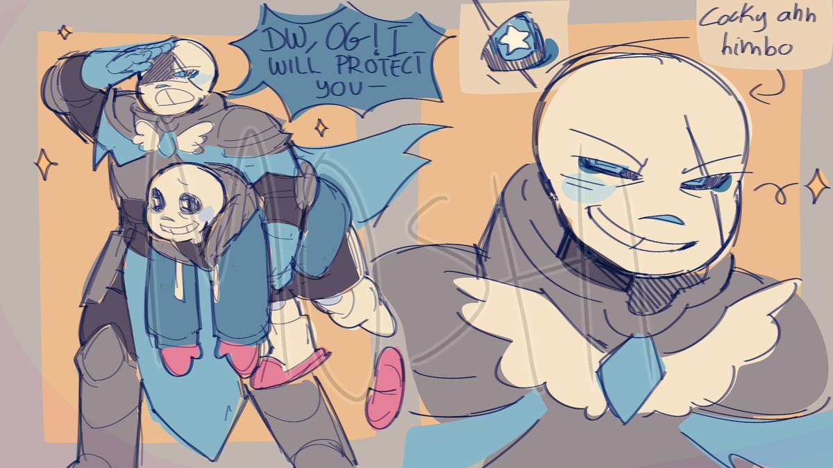 Hello again, Twitter (Now X)! 

I appeared to share some #underswap sans doodles!

#swapsans #blueberrysans #undertale #sansundertale #utmv #sansau