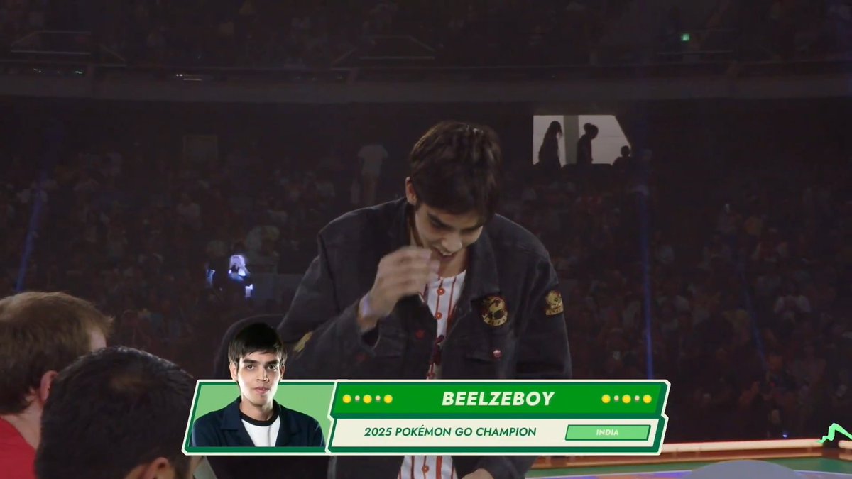 ¡Beelzeboy es el Campeón de #PokemonWorlds 2025 de #PokemonGO! 🏆
