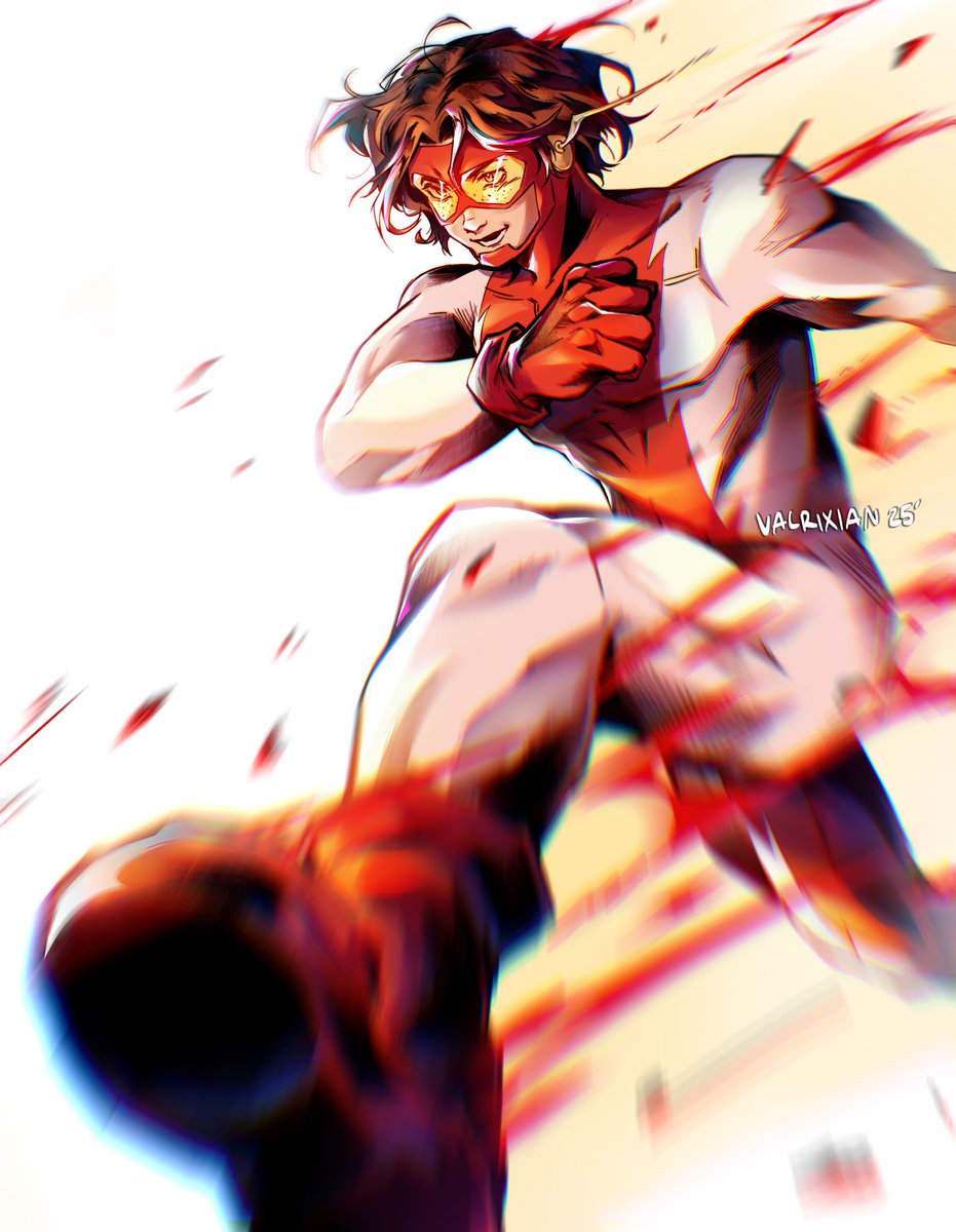 Valrixian's tweet image. Old #Bartallen #Impulse art #dccomics