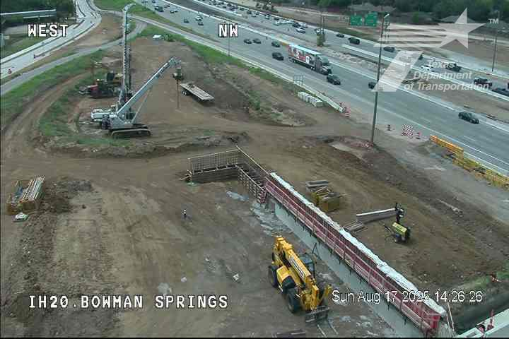 krldtraffic's tweet photo. Travel Advisory - ROAD WORK #SECONNECTOR: Construction WB I-20 between Bowman Springs and Anglin Dr has traffic slow from W. Green Oaks Blvd. @KRLD #KRLDTraffic #1080KRLD #trafficalert @TxDOTFortWorth #Waze https://t.co/W4GAaQEEFU