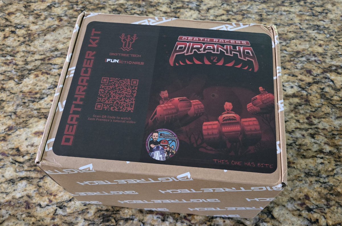OffSet_makerlab's tweet image. Thanks @SamPrentice and @BigTreeTech for sending a Piranha Death Racer kit! I&apos;m sure it will be put to good use!